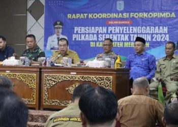 Pemkab Merangin Gelar Rapat Persiapan Pilkada Serentak 2024