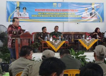 Pj Bupati Merangin Buka Rapat Kerja Kades, BPD dan Camat 