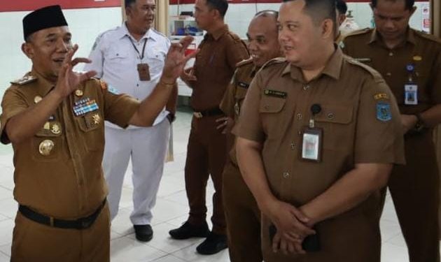 Pj Bupati  Merangin Jangcik Sidak ke RSUD Kol Abundjani Minta Pasien BPJS dilayani Sama Pasien Umum 