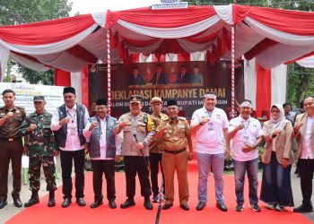 Deklarasi Pemilu Damai, Pj Bupati Merangin Minta Paslon dan Tim Jaga Kondusifitas 