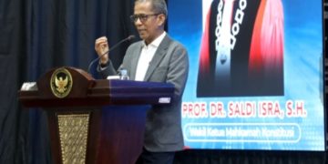 Wakil Ketua MK Saldi Isra: Bawaslu Mitra Strategis MK dalam Penyelesaian Sengketa Pilkada