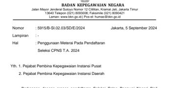 Pelamar CPNS 2024 Bisa Menggunakan Meterai Konvensional di Surat Lamaran