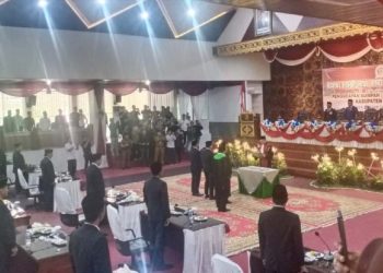 Tiga Pimpinan DPRD Merangin Periode 2024-2029 dilantik