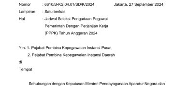 Pendaftaran PPPK 2024 Sudah Dibuka dibagi 2 Gelombang, Tahap I mulai 1 Oktober dan Tahap II mulai 1 November 2024