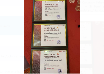 KPU Muaro Jambi Raih 3 Penghargaan Bergengsi dari KPU Provinsi Jambi