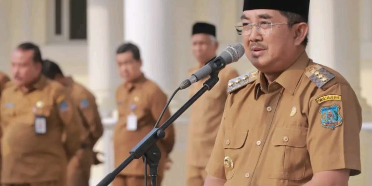 Pimpin Apel Rutin, Bupati Tanjab Barat Tekankan Peningkatan Kinerja ASN