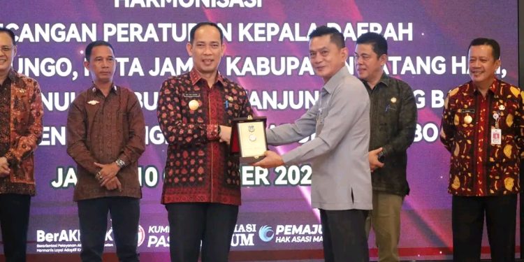 Pjs. Bupati Tanjab Barat Dukung Penuh Harmonisasi Peraturan Daerah