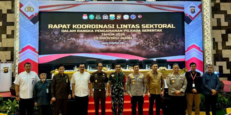 Ketua DPRD Jambi Hadiri Rakor Lintas Sektoral, Bahas Sinergitas dan Keamanan Pilkada 2024