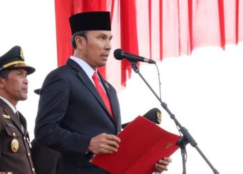 Ketua DPRD Jambi Bacakan Teks Proklamasi di Upacara HUT ke 79 RI