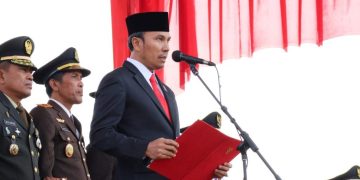 Ketua DPRD Jambi Bacakan Teks Proklamasi di Upacara HUT ke 79 RI