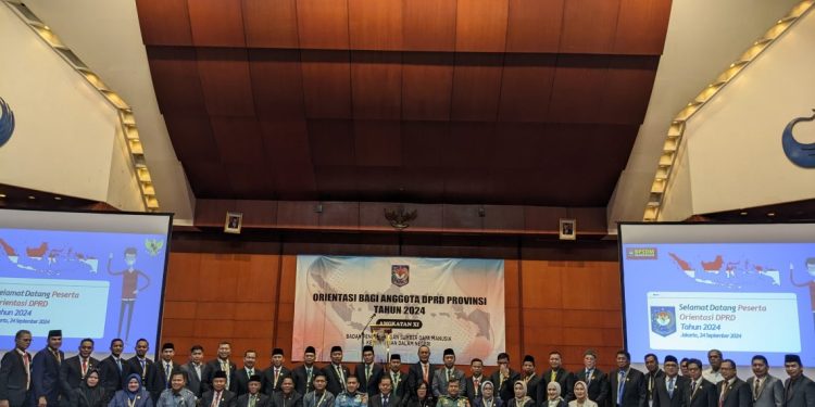 55 Anggota DPRD Provinsi Jambi Ikuti Orientasi yang Digelar BPSDM Kemendagri