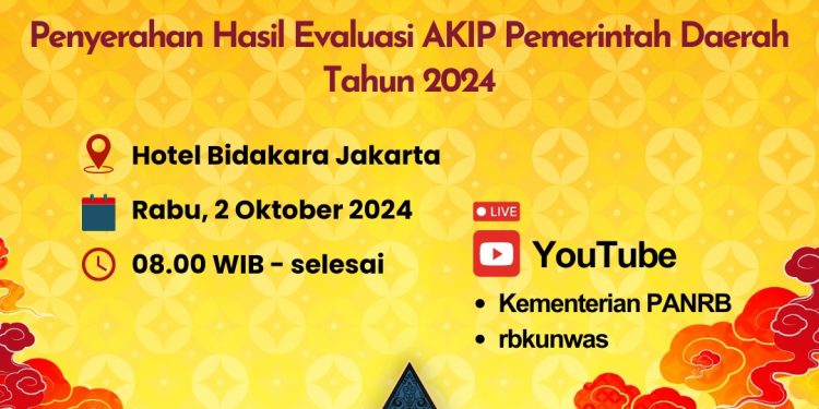 Besok, Kementerian PANRB akan Umumkan Pemerintah Daerah Penerima SAKIP Award 2024