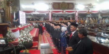 55 Anggota DPRD Provinsi Jambi Periode 2024-2029 Dilantik