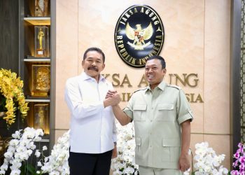 Menteri ATR/BPN Nusron Wahid Temui Jaksa Agung Bahas Pemberantasan Mafia Tanah 