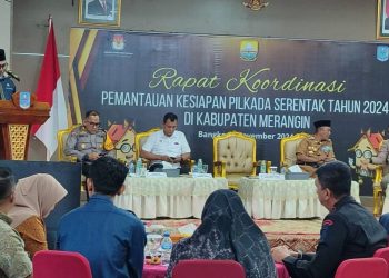 Pj Bupati Merangin Damping Pjs Gubernur Jambi Pimpin Rakor Kesiapan Pilkada Serentak 2024