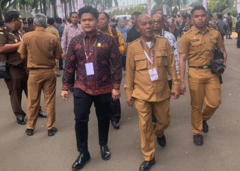 Pj Bupati Merangin Bersama Ketua DPRD  Hadiri Rakornas Pemerintah Pusat dan Daerah Tahun 2024 di Bogor