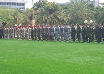 JAM-Intelijen Hadiri Apel Gelar Pasukan Penegakan Hukum 2024