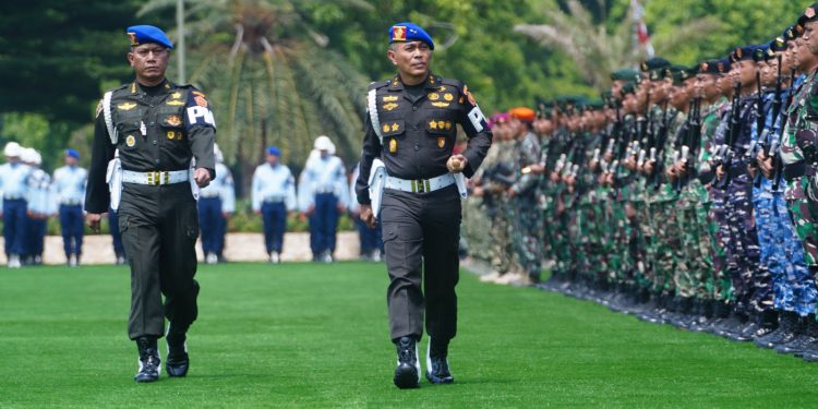Danpuspom TNI Pimpin Apel Gelar Pasukan Penegakan Hukum