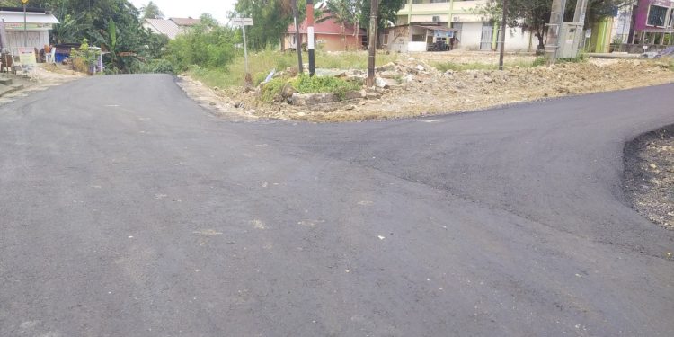 Dapat Kucuran Dana Fiskal, Jalan Rusak dalam Kota Bangko Kabupaten Merangin mulai diperbaiki