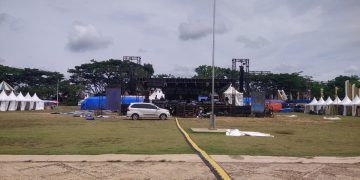 Persiapan Pameran Peringatan HUT Kabupaten Merangin Ke-75 Terus dilakukan, Band Hijau Daun akan Hibur Masyarakat