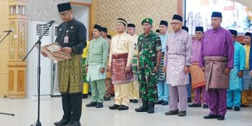 Peringatan HUT Provinsi Jambi ke-68 di Tanjab Barat Berlangsung Khidmat
