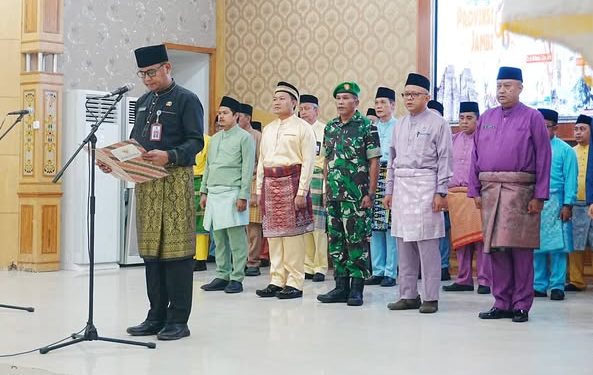 Peringatan HUT Provinsi Jambi ke-68 di Tanjab Barat Berlangsung Khidmat