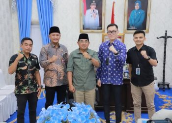 Bupati Anwar Sadat Lakukan Audiensi Dengan Pimpinan Cabang BRI Kuala Tungkal