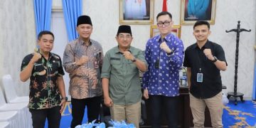 Bupati Anwar Sadat Lakukan Audiensi Dengan Pimpinan Cabang BRI Kuala Tungkal