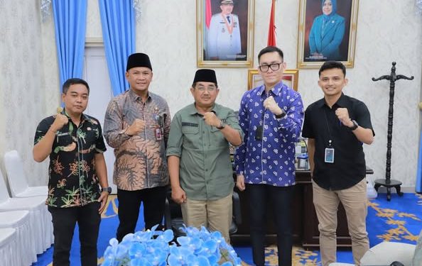 Bupati Anwar Sadat Lakukan Audiensi Dengan Pimpinan Cabang BRI Kuala Tungkal