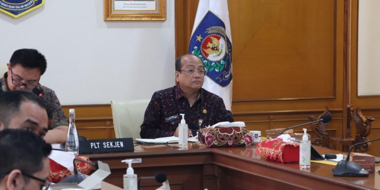 Kemendagri Gelar Monitoring Bahas Pemberian Keringanan Penerapan PKB, BBNKB, Opsen PKB, dan Opsen BBNKB 