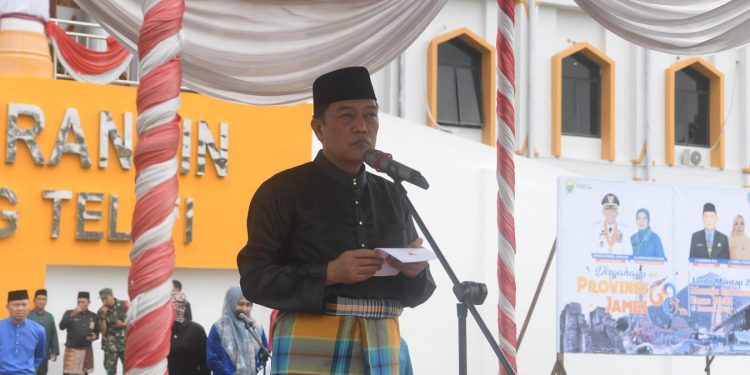 Upacara HUT Provinsi Jambi Ke-68 di Merangin Berjalan Khidmat