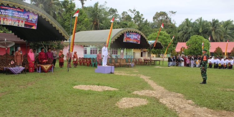 Kades Aswani Pimpin Upacara HUT Desa Rantau Limau Manis Merangin Ke-143 tahun 2025