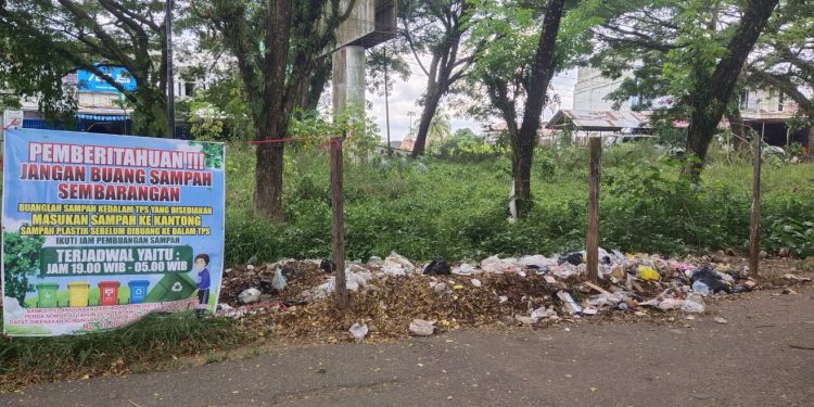 Sampah dibuang Masih Sembarangan, Dinas LH Merangin Minta Kesadaran Masyarakat