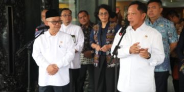 Bertemu dengan Mendikdasmen, Mendagri Bakal Konsolidasikan Kepala Daerah Dukung Penguatan Pendidikan Dasar dan Menengah 