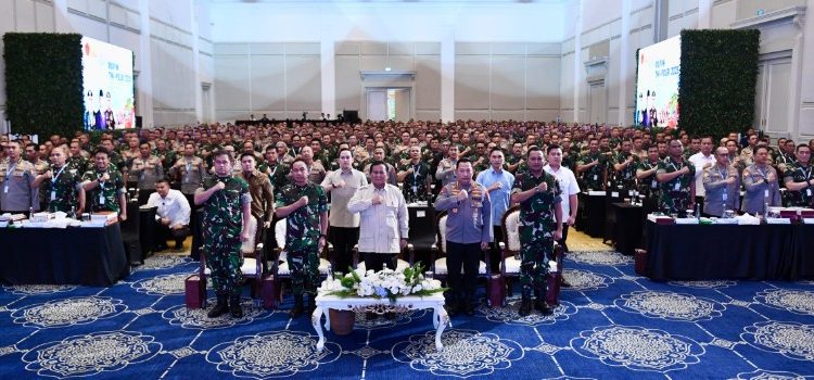 Presiden Prabowo Hadiri Rapim TNI-Polri 2025, Ini yang di Sampaikan