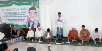 Bupati Tanjab Barat Hadiri Haul Syekh Abdul Qadir Al-Jailani di Bram Itam