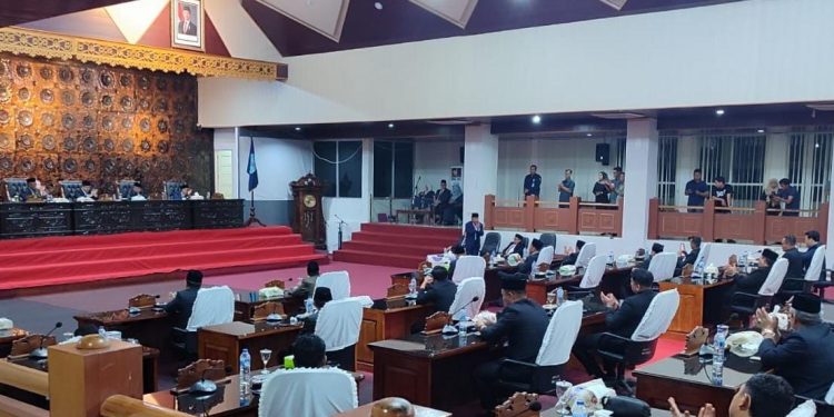 DPRD Merangin Gelar Paripurna Pengesahan Bupati dan Wakil Bupati Terpilih 2024-2029 