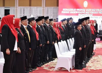 Pj Gubernur Sumut Agus Fatoni Lantik Pejabat Eselon 3 dan 4 Pemprov Sumatera Utara