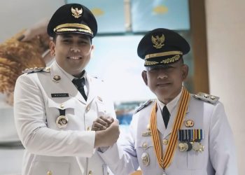 M.Syukur dan Khafied Dilantik Presiden Prabowo jadi  Bupati dan Wakil Bupati Merangin bersama Kepala Daerah lainya