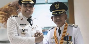 M.Syukur dan Khafied Dilantik Presiden Prabowo jadi  Bupati dan Wakil Bupati Merangin bersama Kepala Daerah lainya