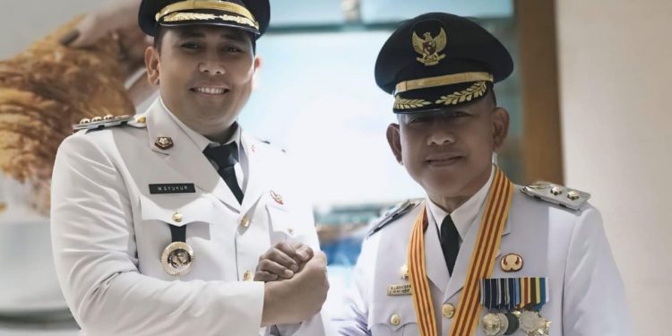 M.Syukur dan Khafied Dilantik Presiden Prabowo jadi  Bupati dan Wakil Bupati Merangin bersama Kepala Daerah lainya
