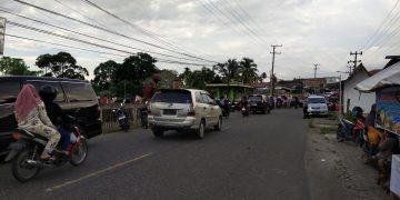 Jelang Bulan Suci Ramadhan, Masyarakat Padati Pemakaman Umum Simpang Harapan Bangko Panjatkan Doa