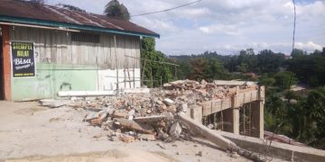 Bangunan Baru di Bukit Tiung Merangin dibongkar SatPol PP Karena dinilai Langgar Peraturan 