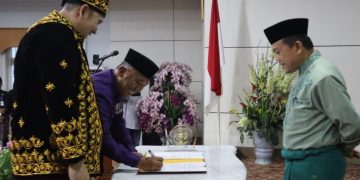 Jabatan Bupati Merangin Periode 2025-2030 diserahterimakan