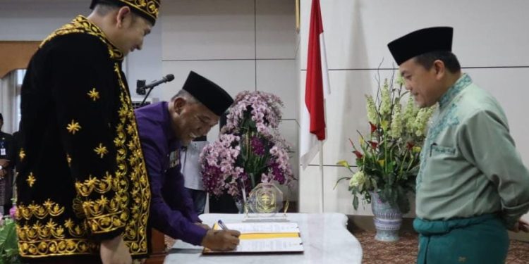 Jabatan Bupati Merangin Periode 2025-2030 diserahterimakan