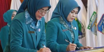 Hj Lavita Syukur Resmi Dikukuhkan Jadi Ketua TP PKK Merangin