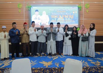 Bupati Anwar Sadat, Wabup Katamso, dan Sekda Hermansyah Gelar Open House Penuh Silaturahmi