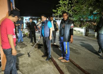 Aksi Bersih-Bersih Malam Hari, Bupati Anwar Sadat: Demi Kota yang Sehat dan Bebas Banjir