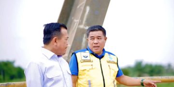 Kadis PUPR Muzakir Dampingi Gubernur Jambi Tinjau Hasil Pekerjaan Multiyears Jalan Suak Kandis