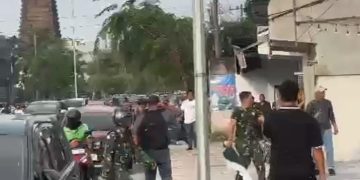 Aksi Heroik Anggota TNI Bubarkan Konvoi Geng Motor di Medan Sumatera Utara